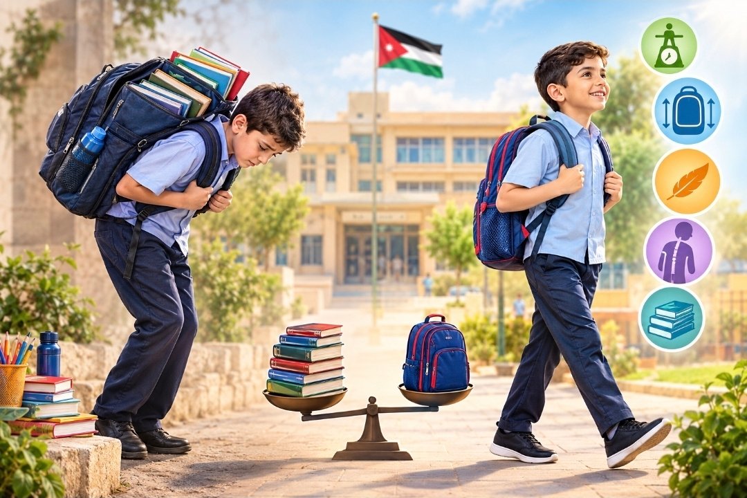الحقيبة المدرسية : ثقل المعرفة أم عبء السنين ؟