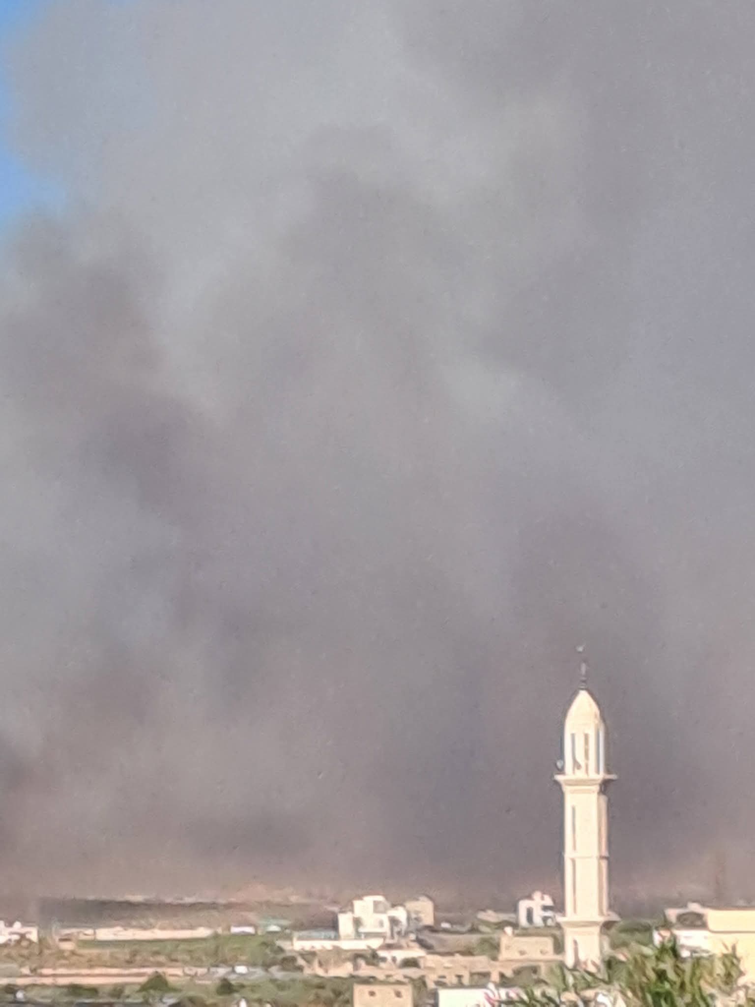 صورة من حريق سهول حوارة