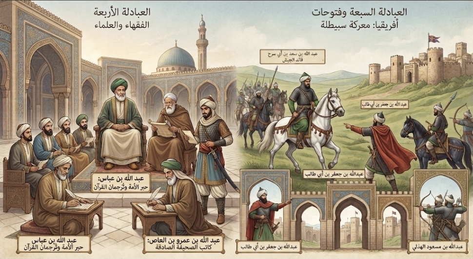 العبادلة في التاريخ العربي الإسلامي : تراث علمي وجهادي خالد