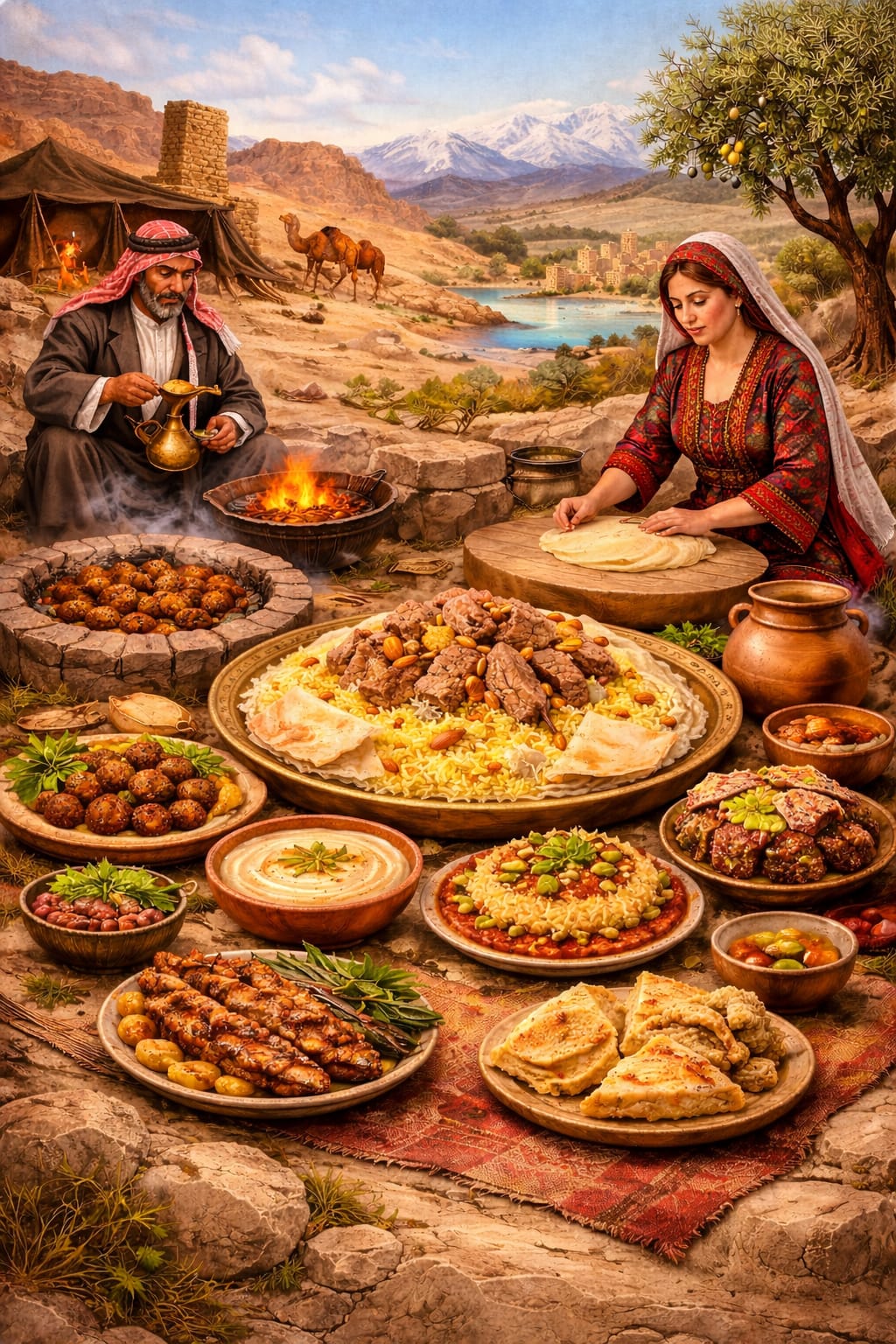 تاريخ الأطعمة والأشربة في شرق الأردن في العهد العثماني وعهد الإمارة الأردنية وما بعدها