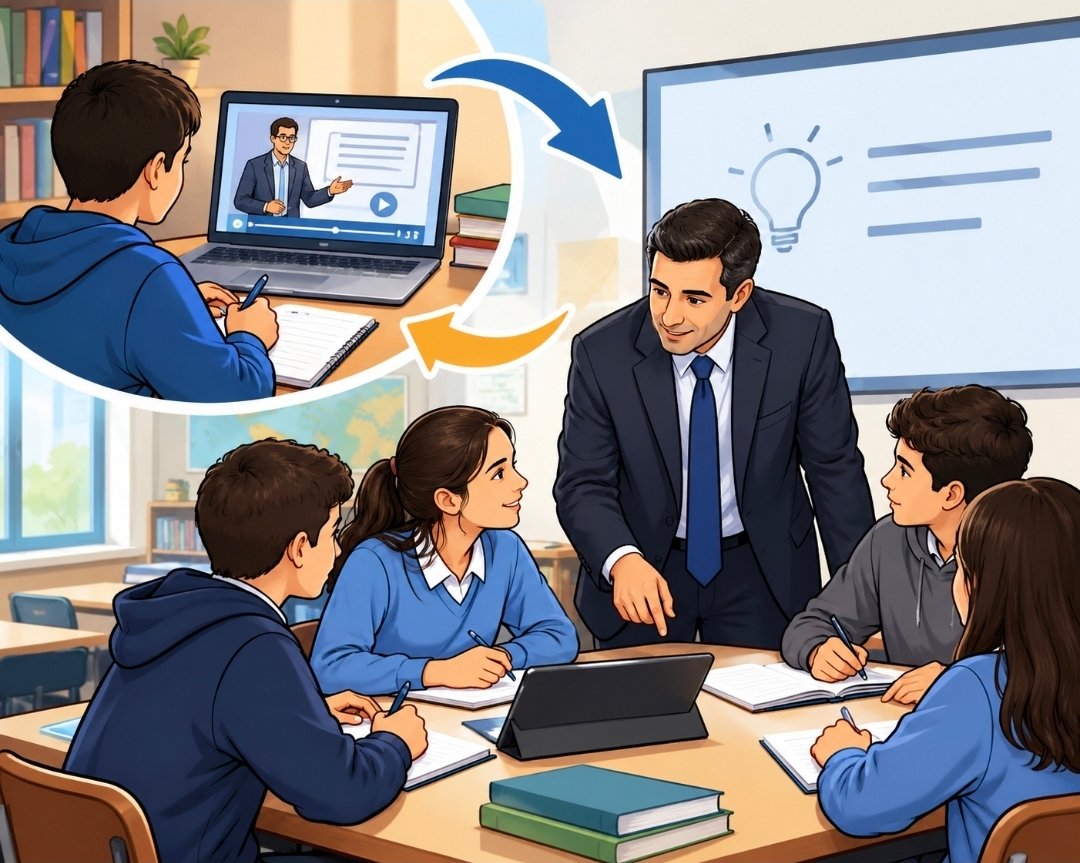 ثورة في قاعات الدرس : هل يُنقذ ( الصف المقلوب ) مستقبل التعليم ؟