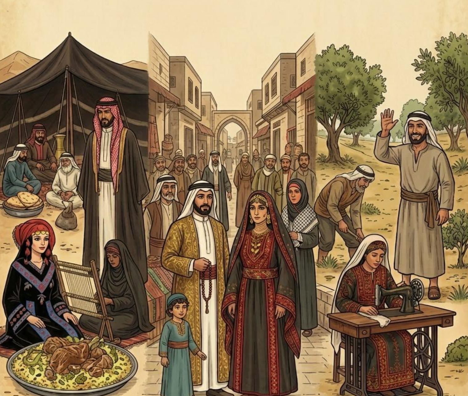 حكاية الثوب والأرض: ملابس الأردنيين بين أصالة البادية وعراقة الريف والمدينة