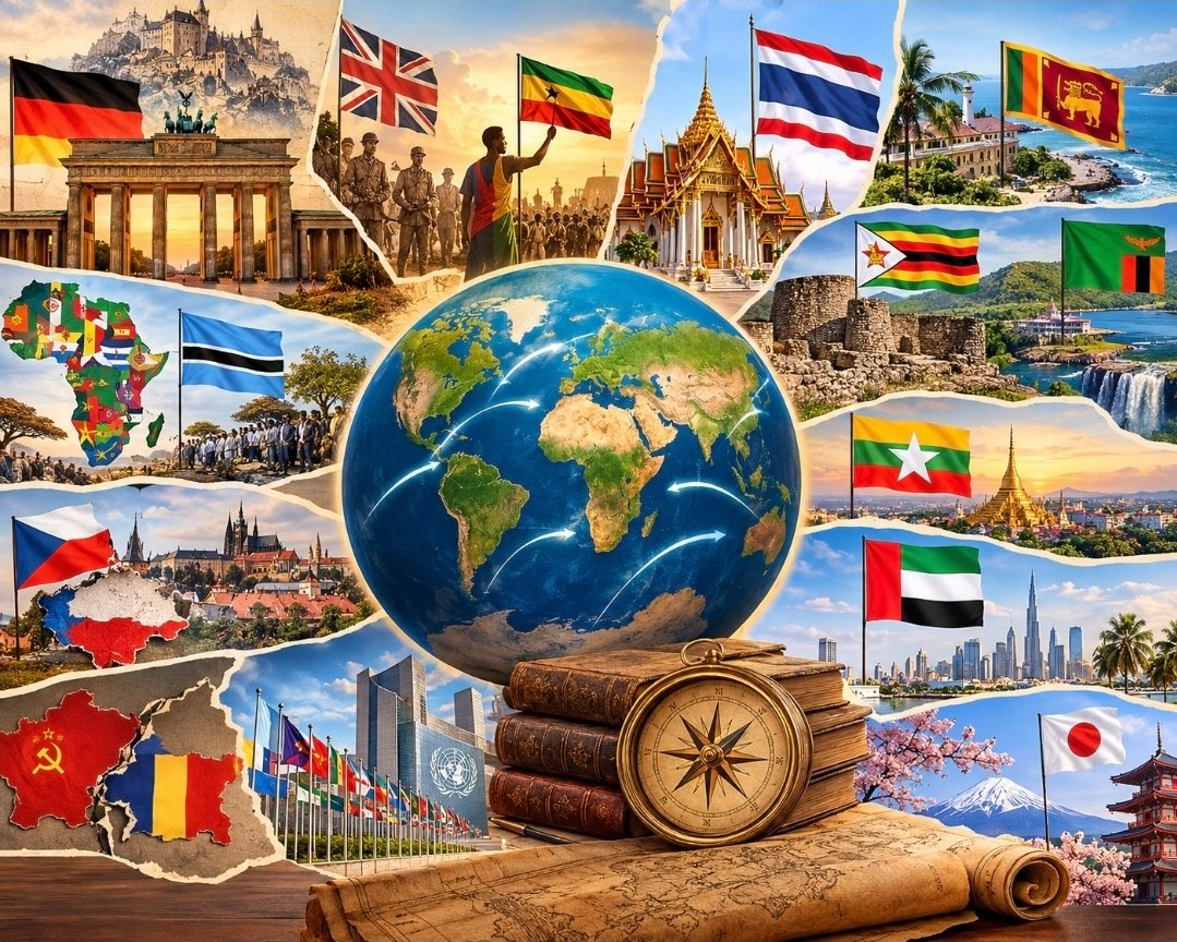 خارطة الأسماء والهويات : وثيقة شاملة للدول التي غيّرت أسمائها أو تعددت مسمياتها عبر التاريخ