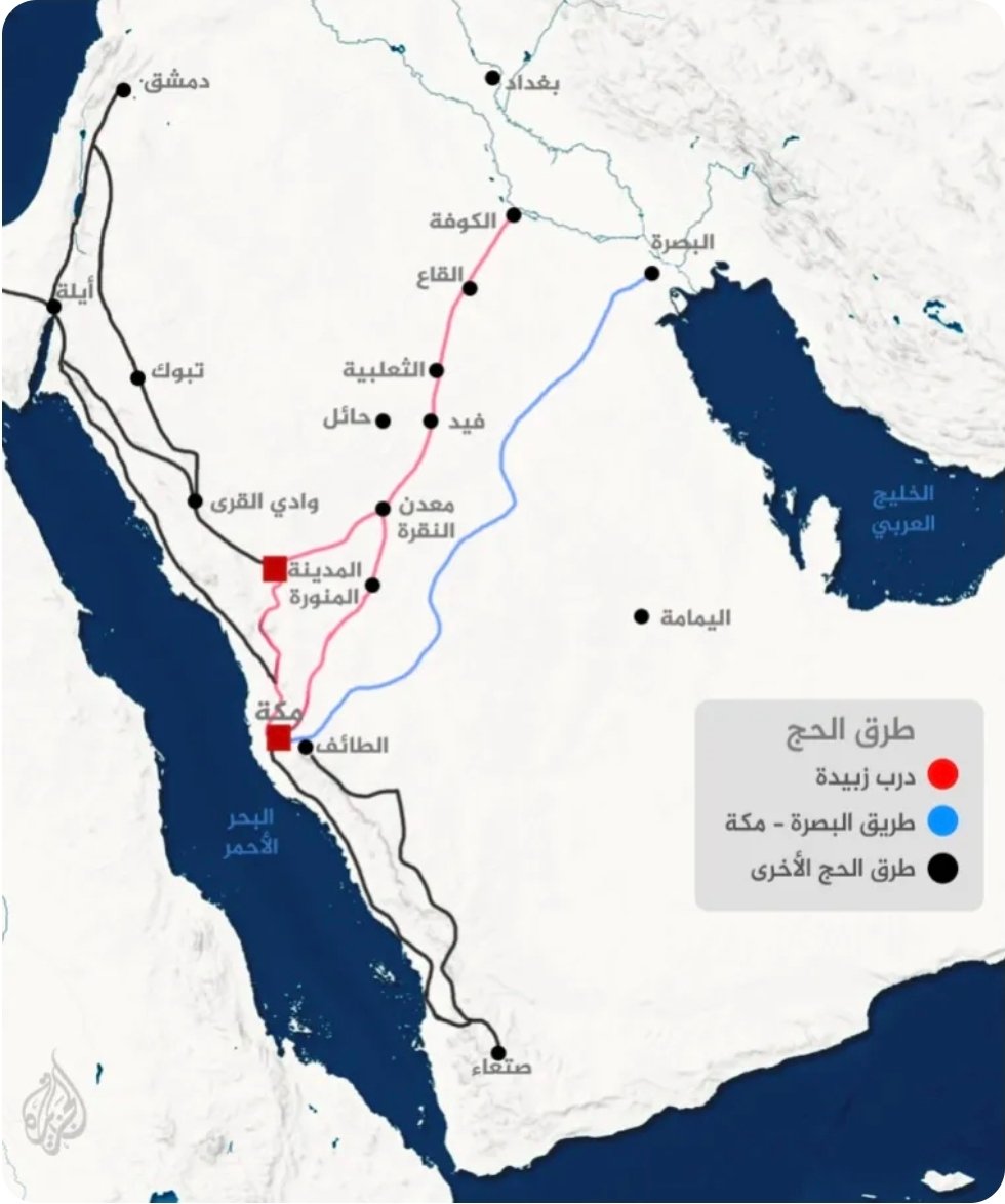 درب زبيدة : التوثيق التاريخي والجغرافي لطريق الحج الكوفي وسيرة مؤسسته العظيمة