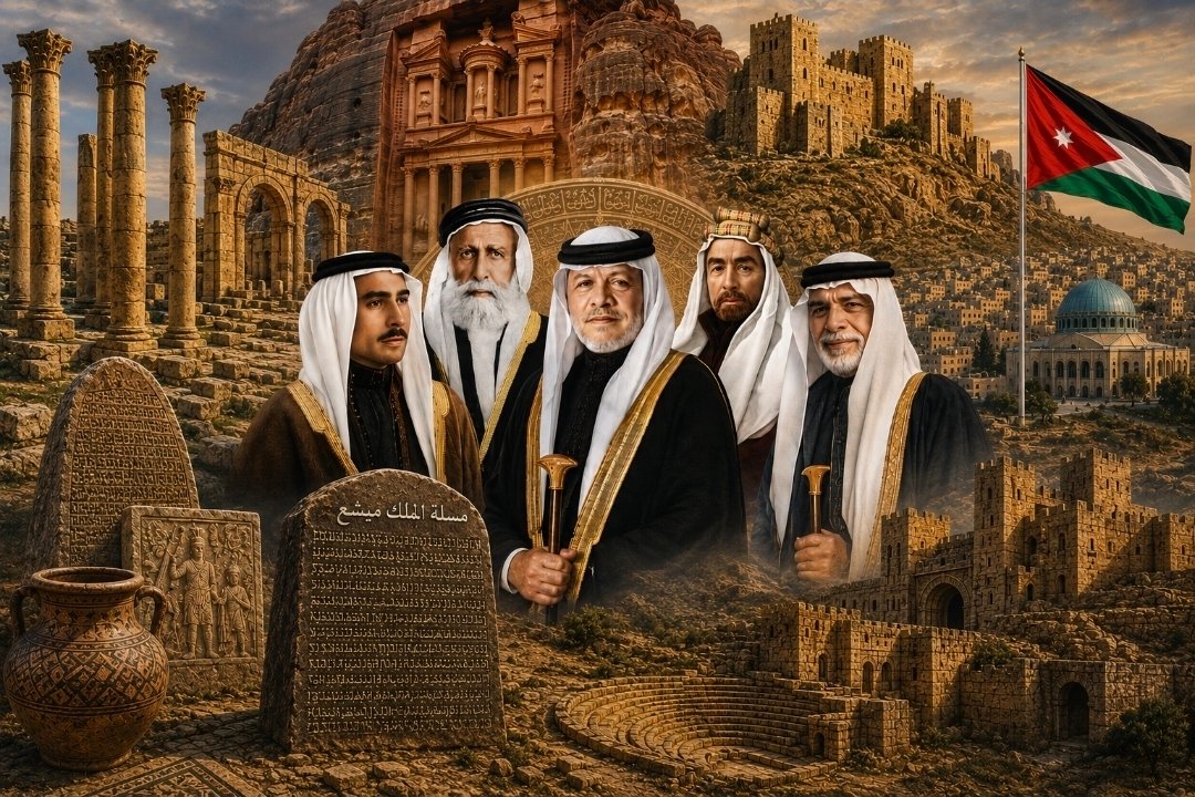 ذاكرة العرش والوطن : ملوك وحكام وولاة شرق الأردن عبر التاريخ