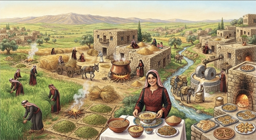 رحلة القمح المبارك في شمال الأردن : من عبق السهول إلى موائد التراث وحكايات الطواحين