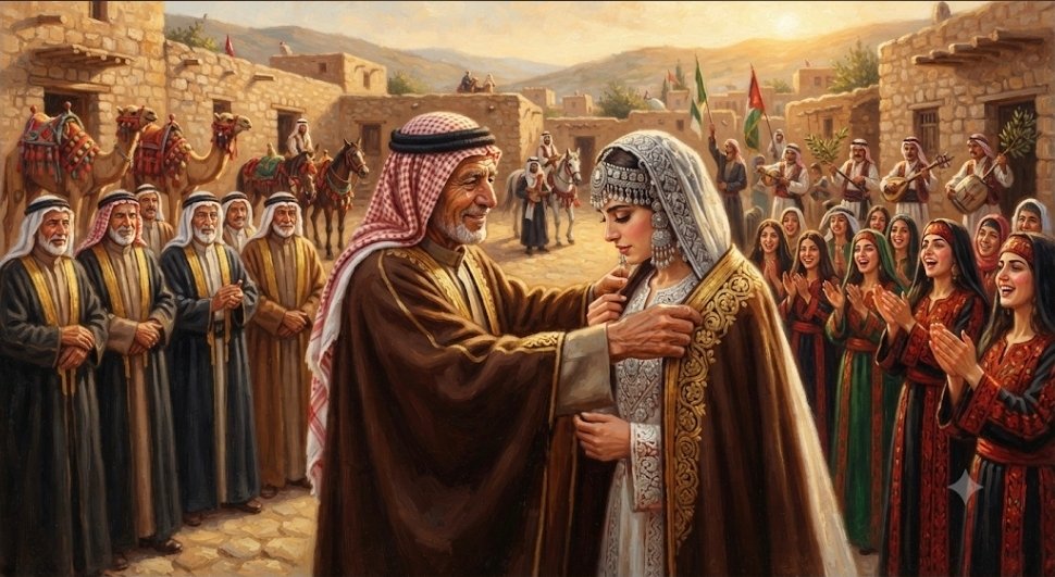 عباءة الخال في التراث الشعبي الأردني : رمزية الأصالة وتحديات العصر